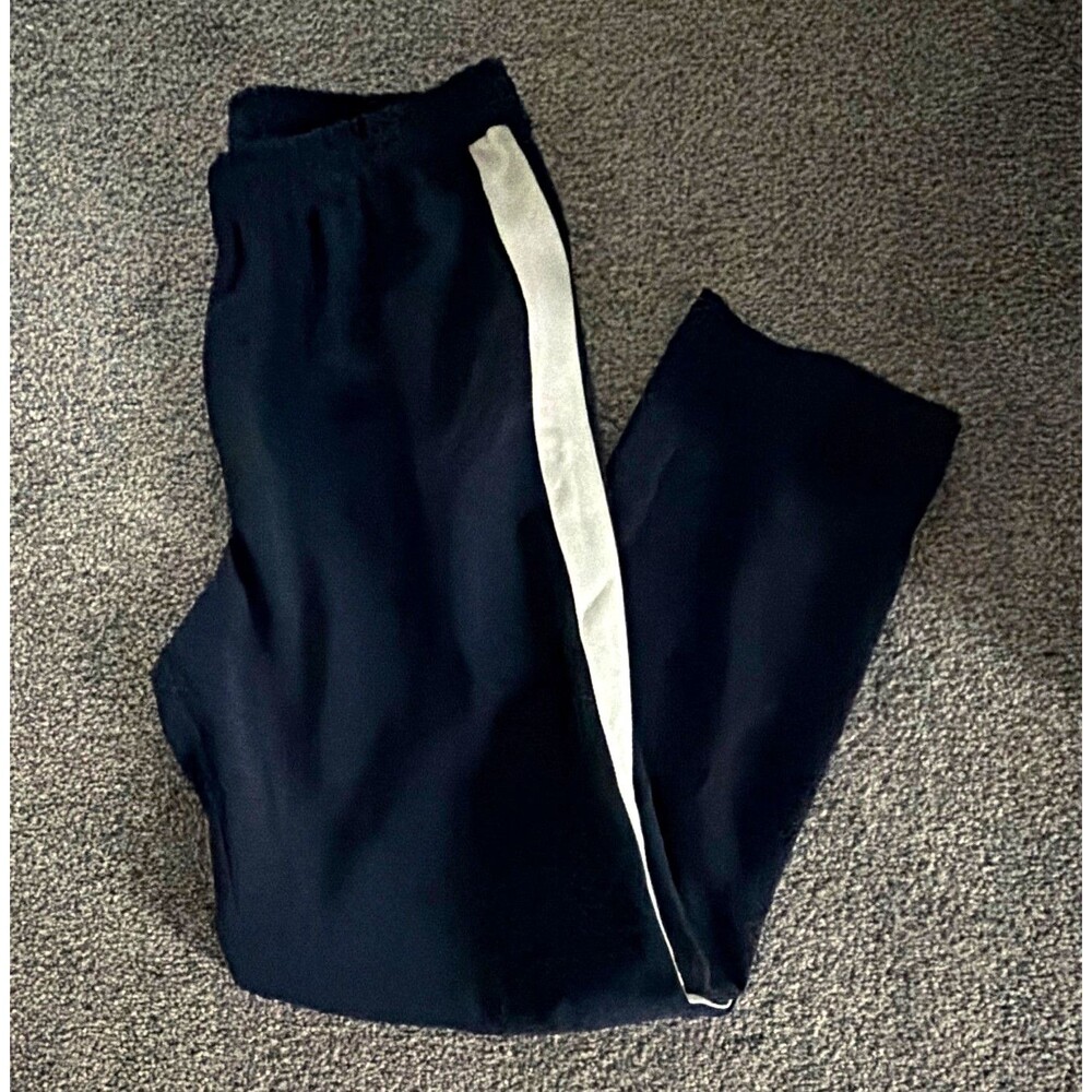 Women's J. Crew Navy Tuxedo Pants with Stripe Size 6 A10